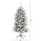 5ft. Unlit Flocked Livingston Fir Artificial Christmas Tree with Pine Cones